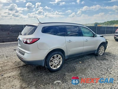 Trzecie zdjęcie samochodu z tyłu: 2015 CHEVROLET TRAVERSE LT VIN:1GNKRGKD8FJ102194 - miniatura