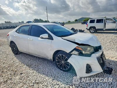 Czwarte zdjęcie samochodu z boku: 2014 TOYOTA COROLLA S PLUS VIN:5YFBURHE6EP047791 - miniatura