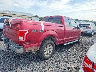 Trzecie zdjęcie samochodu z tyłu: 2017 FORD F150 SUPER CAB VIN:1FTFX1EG0HFB39927 - miniatura