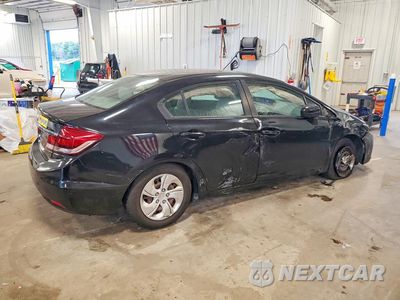 Trzecie zdjęcie samochodu z tyłu: 2014 HONDA CIVIC LX VIN:19XFB2F52EE054434 - miniatura