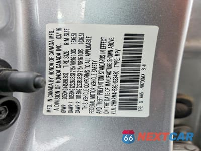 Zdjęcie 13 z 13 samochodu: 2016 HONDA CR-V LX VIN:2HKRM4H38GH638480 - miniatura