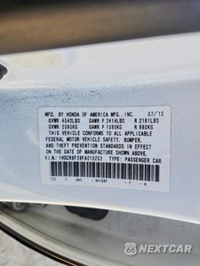 Zdjęcie 12 z 12 samochodu: 2015 HONDA ACCORD HYBRID VIN:1HGCR6F39FA015253 - miniatura