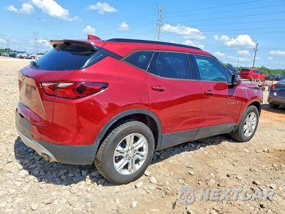 Trzecie zdjęcie samochodu z tyłu: 2020 CHEVROLET BLAZER 2LT VIN:3GNKBCRS6LS652165 - miniatura
