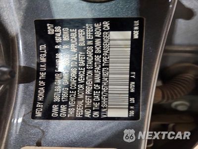 Zdjęcie 12 z 12 samochodu: 2017 HONDA CIVIC EX VIN:SHHFK7H57HU418273 - miniatura