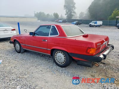 Drugie zdjęcie samochodu z przodu: 1986 MERCEDES-BENZ 560 SL VIN:WDBBA48D9GA044263 - miniatura