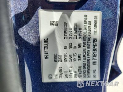 Zdjęcie 12 z 12 samochodu: 2023 TESLA MDL 3 VIN:5YJ3E1EBXPF637150 - miniatura