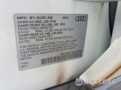Zdjęcie 14 z 14 samochodu: 2024 AUDI SQ5 PREMIUM PLUS VIN:WA1B4AFY8R2124058 - miniatura