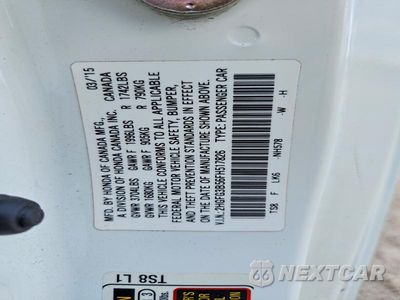 Zdjęcie 13 z 13 samochodu: 2015 HONDA CIVIC LX VIN:2HGFG3B56FH517826 - miniatura
