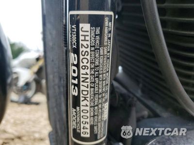 Zdjęcie 8 z 8 samochodu: 2013 HONDA VT1300 CX VIN:JH2SC61N7DK100546 - miniatura