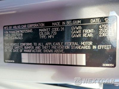 Zdjęcie 13 z 13 samochodu: 2022 VOLVO XC40 T4 MOMENTUM VIN:YV4AC2HK1N2725645 - miniatura