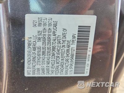Zdjęcie 13 z 13 samochodu: 2022 HONDA ODYSSEY EX VIN:5FNRL6H54NB011271 - miniatura
