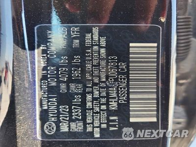 Zdjęcie 13 z 13 samochodu: 2023 HYUNDAI ELANTRA BLUE VIN:KMHLM4AJ2PU067813 - miniatura