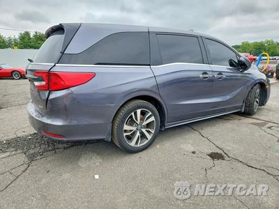 Trzecie zdjęcie samochodu z tyłu: 2024 HONDA ODYSSEY TOURING VIN:5FNRL6H84RB028037 - miniatura