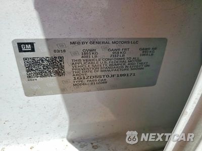 Zdjęcie 12 z 12 samochodu: 2018 CHEVROLET MALIBU LT VIN:1G1ZD5ST0JF199171 - miniatura