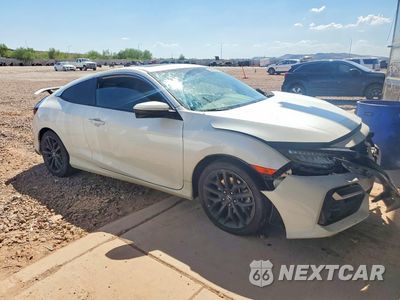 Czwarte zdjęcie samochodu z boku: 2020 HONDA CIVIC SI VIN:2HGFC3A50LH752943 - miniatura