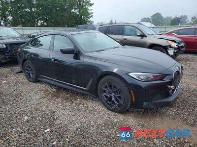 Czwarte zdjęcie samochodu z boku: 2023 BMW I4 EDRIVE 35 VIN:WBY43AW04PFP61836 - miniatura