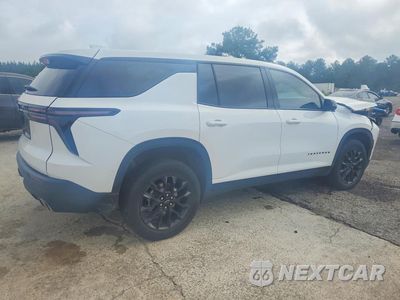 Trzecie zdjęcie samochodu z tyłu: 2024 CHEVROLET TRAVERSE LS VIN:1GNEREKSXRJ243109 - miniatura