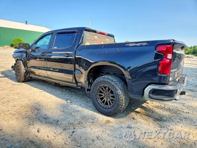Drugie zdjęcie samochodu z przodu: 2021 CHEVROLET SILVERADO K1500 LT VIN:3GCUYDET6MG373372 - miniatura