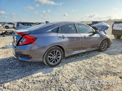 Trzecie zdjęcie samochodu z tyłu: 2019 HONDA CIVIC EXL VIN:19XFC1F74KE215841 - miniatura