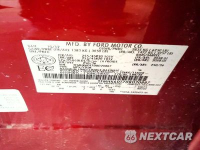 Zdjęcie 13 z 13 samochodu: 2013 FORD FLEX LIMITED VIN:2FMHK6DT7DBD20887 - miniatura