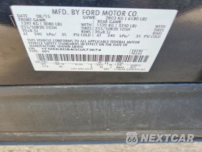 Zdjęcie 13 z 13 samochodu: 2016 FORD EXPLORER XLT VIN:1FM5K8D84GGA73674 - miniatura