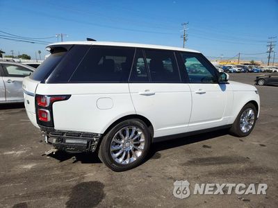 Trzecie zdjęcie samochodu z tyłu: 2018 LAND ROVER RANGE ROVER HSE VIN:SALGS2SV0JA512892 - miniatura