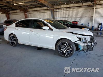 Czwarte zdjęcie samochodu z boku: 2017 HONDA ACCORD SPORT VIN:1HGCR2F69HA088175 - miniatura