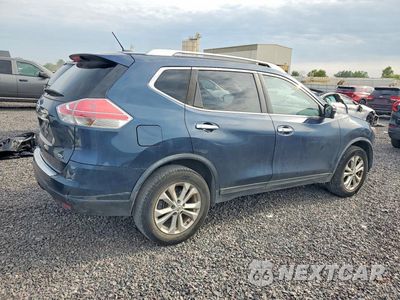 Trzecie zdjęcie samochodu z tyłu: 2016 NISSAN ROGUE SV VIN:JN8AT2MT7GW028806 - miniatura