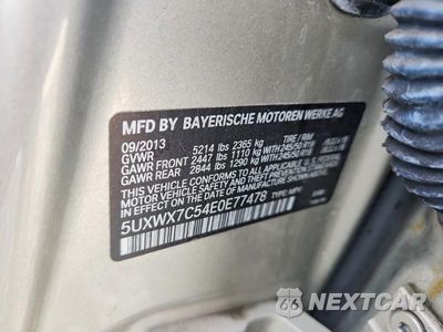 Zdjęcie 13 z 13 samochodu: 2014 BMW X3 XDRIVE35I VIN:5UXWX7C54E0E77478 - miniatura