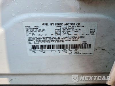 Zdjęcie 12 z 12 samochodu: 2023 FORD MAVERICK XL VIN:3FTTW8F92PRB03933 - miniatura
