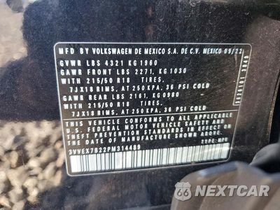 Zdjęcie 13 z 13 samochodu: 2023 VOLKSWAGEN TAOS SE VIN:3VVEX7B22PM314489 - miniatura