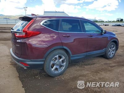 Trzecie zdjęcie samochodu z tyłu: 2019 HONDA CR-V EX VIN:7FARW2H59KE053046 - miniatura