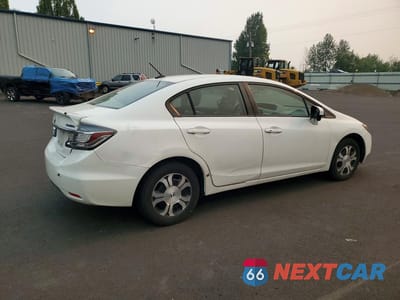 Trzecie zdjęcie samochodu z tyłu: 2015 HONDA CIVIC HYBRID L VIN:19XFB4F35FE000590 - miniatura
