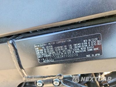 Zdjęcie 9 z 9 samochodu: 2021 SUZUKI DL650 VIN:JS1C733B3M7100270 - miniatura