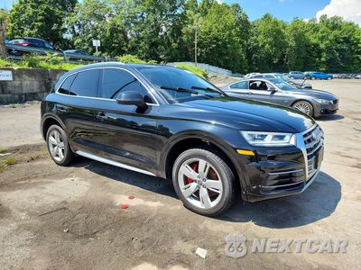 Czwarte zdjęcie samochodu z boku: 2019 AUDI Q5 PREMIUM PLUS VIN:WA1BNAFYXK2044652 - miniatura
