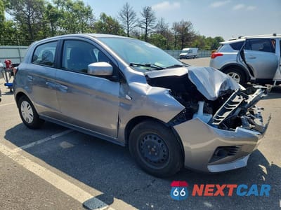 Czwarte zdjęcie samochodu z boku: 2022 MITSUBISHI MIRAGE ES VIN:ML32AUHJ9NH003436 - miniatura