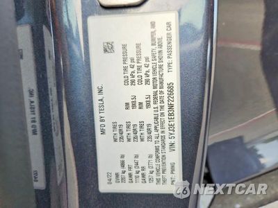Zdjęcie 13 z 13 samochodu: 2022 TESLA MODEL 3 VIN:5YJ3E1EB3NF226685 - miniatura
