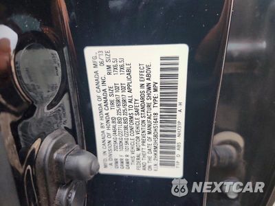 Zdjęcie 12 z 12 samochodu: 2013 HONDA CR-V EX VIN:2HKRM3H58DH516418 - miniatura