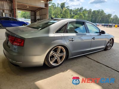 Trzecie zdjęcie samochodu z tyłu: 2013 AUDI A8 L QUATTRO VIN:WAUR2AFD7DN014839 - miniatura