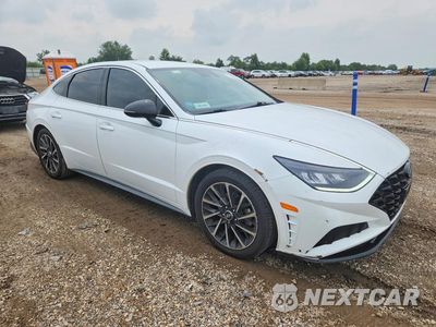 Czwarte zdjęcie samochodu z boku: 2020 HYUNDAI SONATA SEL PLUS VIN:5NPEJ4J27LH045423 - miniatura