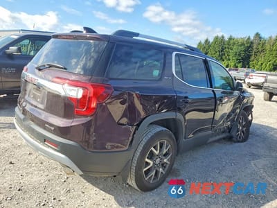 Trzecie zdjęcie samochodu z tyłu: 2021 GMC ACADIA SLE VIN:1GKKNRLS3MZ207225 - miniatura