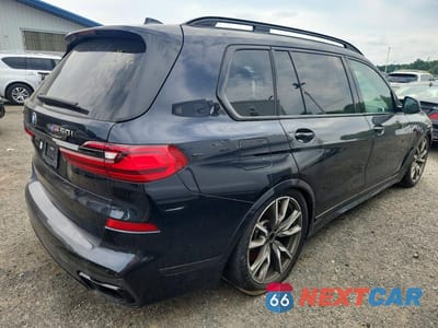 Trzecie zdjęcie samochodu z tyłu: 2020 BMW X7 M50I VIN:5UXCX6C0XL9B49296 - miniatura