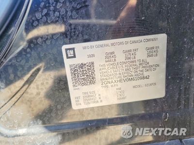 Zdjęcie 13 z 13 samochodu: 2021 CHEVROLET EQUINOX LS VIN:2GNAXHEV0M6109842 - miniatura