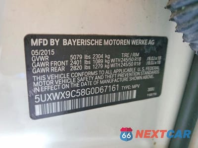 Zdjęcie 12 z 12 samochodu: 2016 BMW X3 XDRIVE28I VIN:5UXWX9C58G0D67161 - miniatura