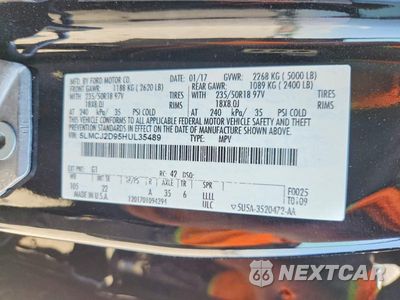 Zdjęcie 13 z 13 samochodu: 2017 LINCOLN MKC SELECT VIN:5LMCJ2D95HUL35489 - miniatura