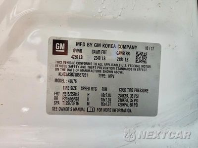 Zdjęcie 12 z 12 samochodu: 2018 BUICK ENCORE PREFERRED VIN:KL4CJASB7JB557261 - miniatura