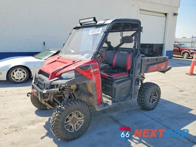 Drugie zdjęcie samochodu z przodu: 2014 POLARIS RANGER UTILITY VEHICLE VIN:4XAUH9EA1EG861693 - miniatura