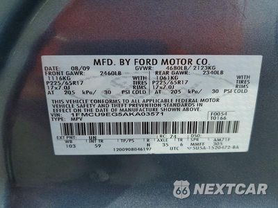 Zdjęcie 13 z 13 samochodu: 2010 FORD ESCAPE LIMITED VIN:1FMCU9EG5AKA03571 - miniatura