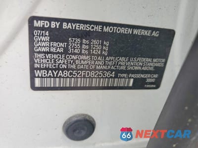Zdjęcie 12 z 12 samochodu: 2015 BMW 750 I VIN:WBAYA8C52FD825364 - miniatura