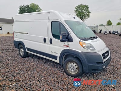 Czwarte zdjęcie samochodu z boku: 2022 RAM PROMASTER 2500 DELIVERY VAN VIN:3C6LRVCG1NE118637 - miniatura